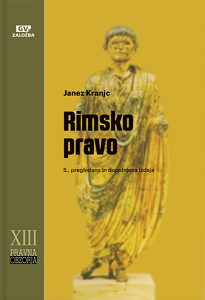 RIMSKO PRAVO  5., pregledana in dopolnjena izdaja, leto natisa 2026